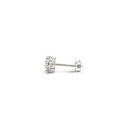 Bids.com 1 cttw Certified IGI Lab Grown Round Diamond Stud Earrings 14k White Gold (G/VS2) Earrings