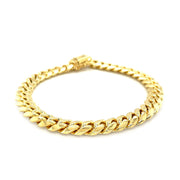 Bids.com 8.25mm 14k Yellow Gold Classic Miami Cuban Solid Bracelet Bracelets