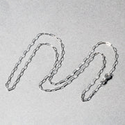 Bids.com 14K White Gold Fine Paperclip Chain (1.5mm) Necklaces