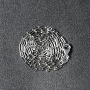Bids.com 14K White Gold Fine Paperclip Chain (1.5mm) Necklaces