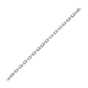 Bids.com 14k White Gold French Cable Link Chain (4.80 mm) Necklaces