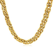 Bids.com 14k Yellow Gold Byzantine Motif Chain Necklace Necklaces