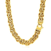 Bids.com 14k Yellow Gold Byzantine Motif Chain Necklace Necklaces