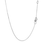 Bids.com Double Extendable Box Chain in 14k White Gold (0.6mm) Necklaces
