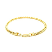 Bids.com 3.3mm 14k Yellow Gold Light Weight Wheat Bracelet Bracelets