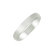 Bids.com 14k White Gold 4mm Comfort Fit Wedding Band Rings
