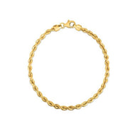 Bids.com Silk Rope Chain Bracelet in 14k Yellow Gold  (3.00 mm) Bracelets