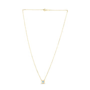Bids.com 14k Yellow Gold MOP Evil Eye Necklace Necklaces