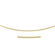 Bids.com 14k Yellow Gold Necklace in a Round Omega Chain Style Necklaces