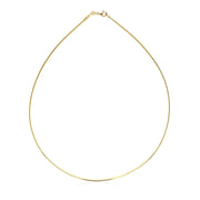 Bids.com 14k Yellow Gold Necklace in a Round Omega Chain Style Necklaces