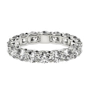 Bids.com Round Cut Lab Grown Diamond Eternity Ring in 14k White Gold (2 cttw FG/VS2) Rings