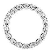 Bids.com Round Cut Lab Grown Diamond Eternity Ring in 14k White Gold (2 cttw FG/VS2) Rings