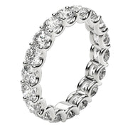 Bids.com Round Cut Lab Grown Diamond Eternity Ring in 14k White Gold (2 cttw FG/VS2) Rings