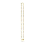 Bids.com 14k Yellow Gold Heart Element Paperclip Necklace Necklaces