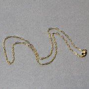 Bids.com 18K Yellow Gold Fine Paperclip Chain (1.50 mm) Necklaces