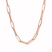 Bids.com 14K Rose Gold Bold Paperclip Chain (4.2 mm) Necklaces