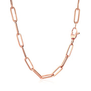 Bids.com 14K Rose Gold Bold Paperclip Chain (4.2 mm) Necklaces