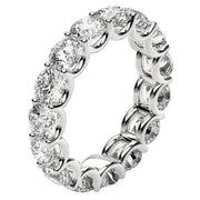 Bids.com Round Cut Lab Grown Diamond Eternity Ring in 14k White Gold (5 cttw FG/VS2) Rings