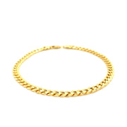 Bids.com 4.5mm 14k Yellow Gold Miami Cuban Semi Solid Bracelet Bracelets
