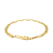 Bids.com 5.5mm 10k Yellow Gold Mariner Link Bracelet Bracelets