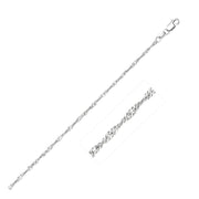 Bids.com 14k White Gold Singapore Chain 1.7mm Necklaces