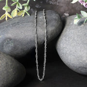 Bids.com 14k White Gold Singapore Chain 1.7mm Necklaces