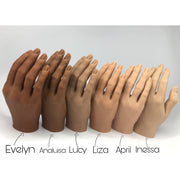 Red Iguana LLC Set of Two 2.0 Half Silicone Practice Hands (Left and Right) 2.0 Hand