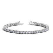 Bids.com Lab Grown Round Diamond Tennis Bracelet in 14k White Gold (8 cctw F/G  VS2/SI1) Bracelets