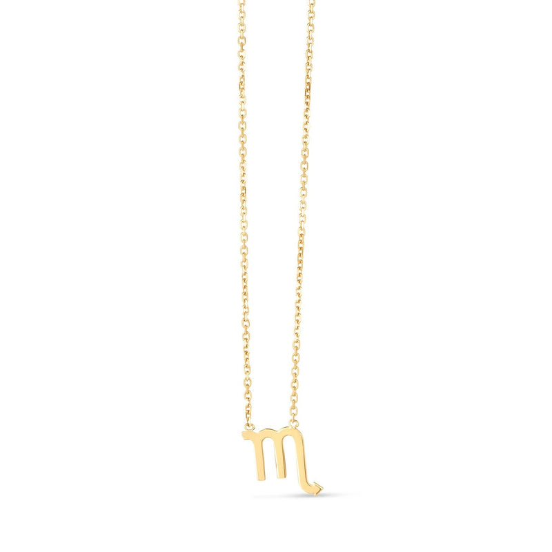 Bids.com 14K Yellow Gold Scorpio Necklace Necklaces
