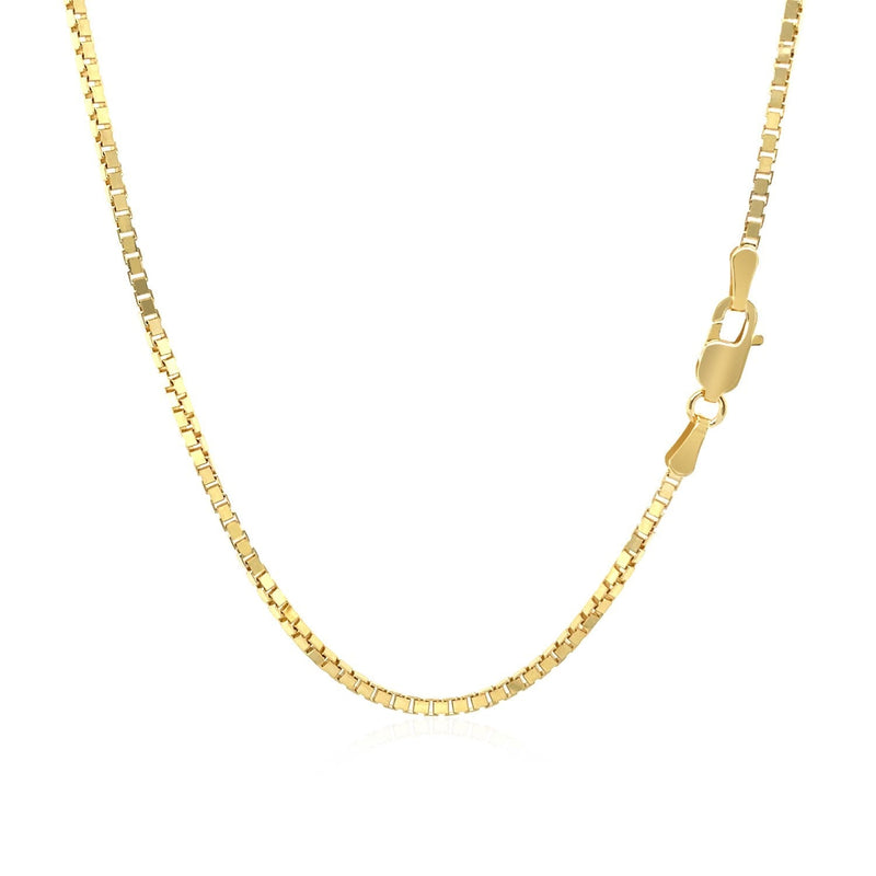 Bids.com 18k Yellow Gold Classic Box Chain (1.40 mm) Necklaces