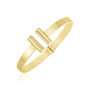 Bids.com 14k Yellow Gold High Polish Bar Cuff Bangle (6mm) Bracelets