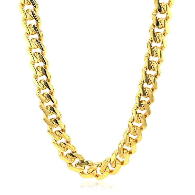 Bids.com 14k Yellow Gold Polished Miami Cuban Chain Necklace Necklaces