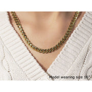Bids.com 14k Yellow Gold Polished Miami Cuban Chain Necklace Necklaces