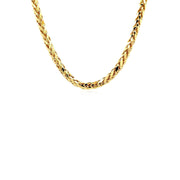 Bids.com 4.1mm 14k Yellow Gold Diamond Cut Round Franco Chain Necklaces