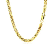 Bids.com 4.1mm 14k Yellow Gold Diamond Cut Round Franco Chain Necklaces
