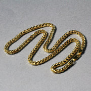 Bids.com 4.1mm 14k Yellow Gold Diamond Cut Round Franco Chain Necklaces