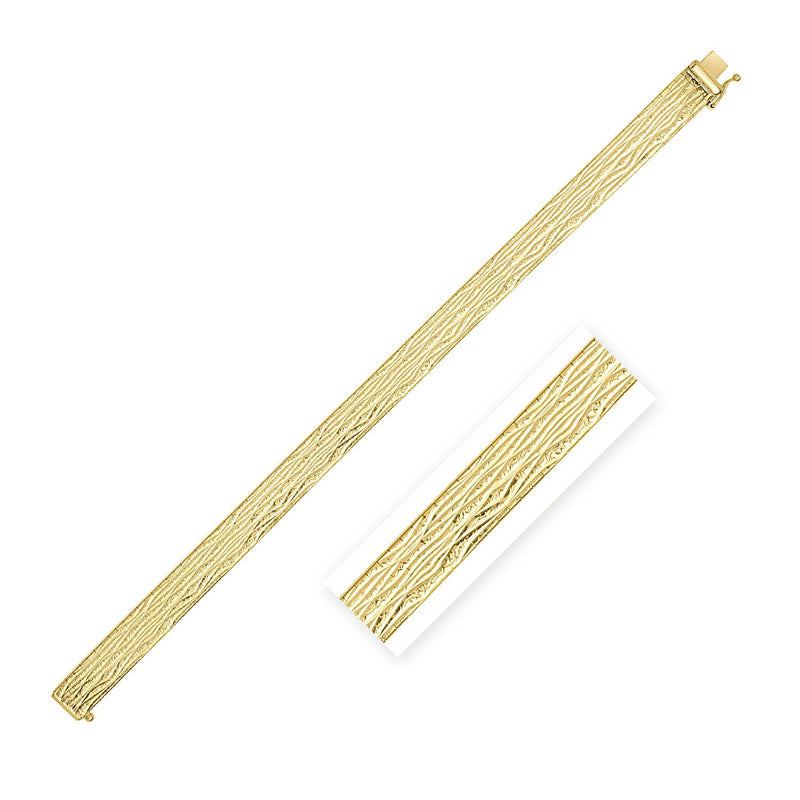 Bids.com 14k Yellow Gold Glacier Bracelet (8.10 mm) Bracelets