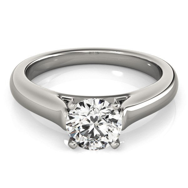 Bids.com 14k White Gold Cathedral Design Solitaire Diamond Engagement Ring (1 cttw) Rings