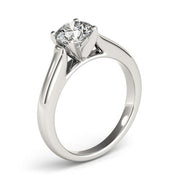 Bids.com 14k White Gold Cathedral Design Solitaire Diamond Engagement Ring (1 cttw) Rings
