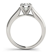 Bids.com 14k White Gold Cathedral Design Solitaire Diamond Engagement Ring (1 cttw) Rings