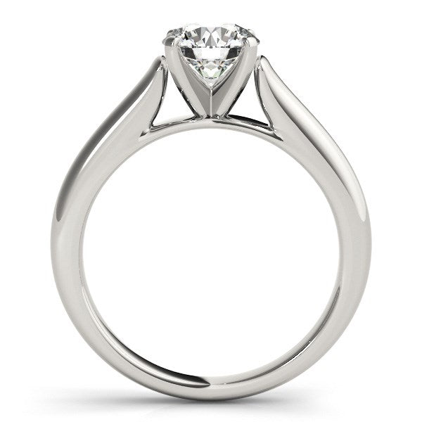 Bids.com 14k White Gold Cathedral Design Solitaire Diamond Engagement Ring (1 cttw) Rings