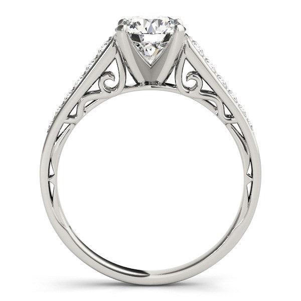Bids.com 14k White Gold Cathedral Design Diamond Engagement Ring (1 1/4 cttw) Rings
