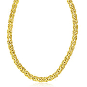 Bids.com 14k Yellow Gold Byzantine Design Stylish Necklace Necklaces