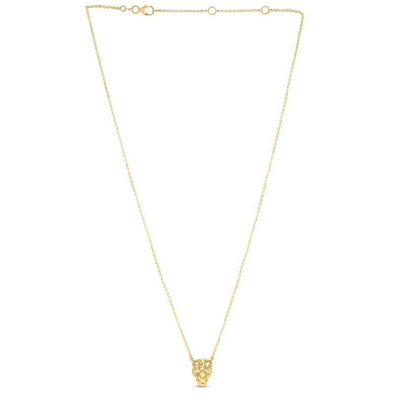 Bids.com 14k Yellow Gold Panther Head Necklace Necklaces