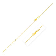 Bids.com Extendable Cable Chain in 10k Yellow Gold (0.87 mm) Necklaces