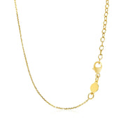Bids.com 14k Yellow Gold Necklace with Polished Curved Bar Pendant Necklaces