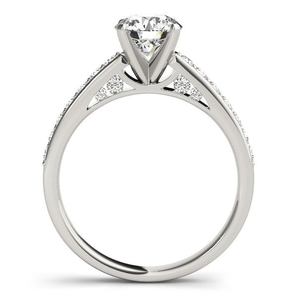 Bids.com 14k White Gold Single Row Prong Set Diamond Engagement Ring (1 3/8 cttw) Rings