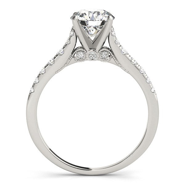 Bids.com 14k White Gold Diamond Engagement Ring With Single Row Band (1 3/4 cttw) Rings