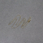 Bids.com 14k Yellow Gold Diamond Cut Cable Link Chain 0.7mm Necklaces