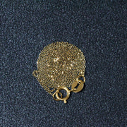 Bids.com 14k Yellow Gold Diamond Cut Cable Link Chain 0.7mm Necklaces